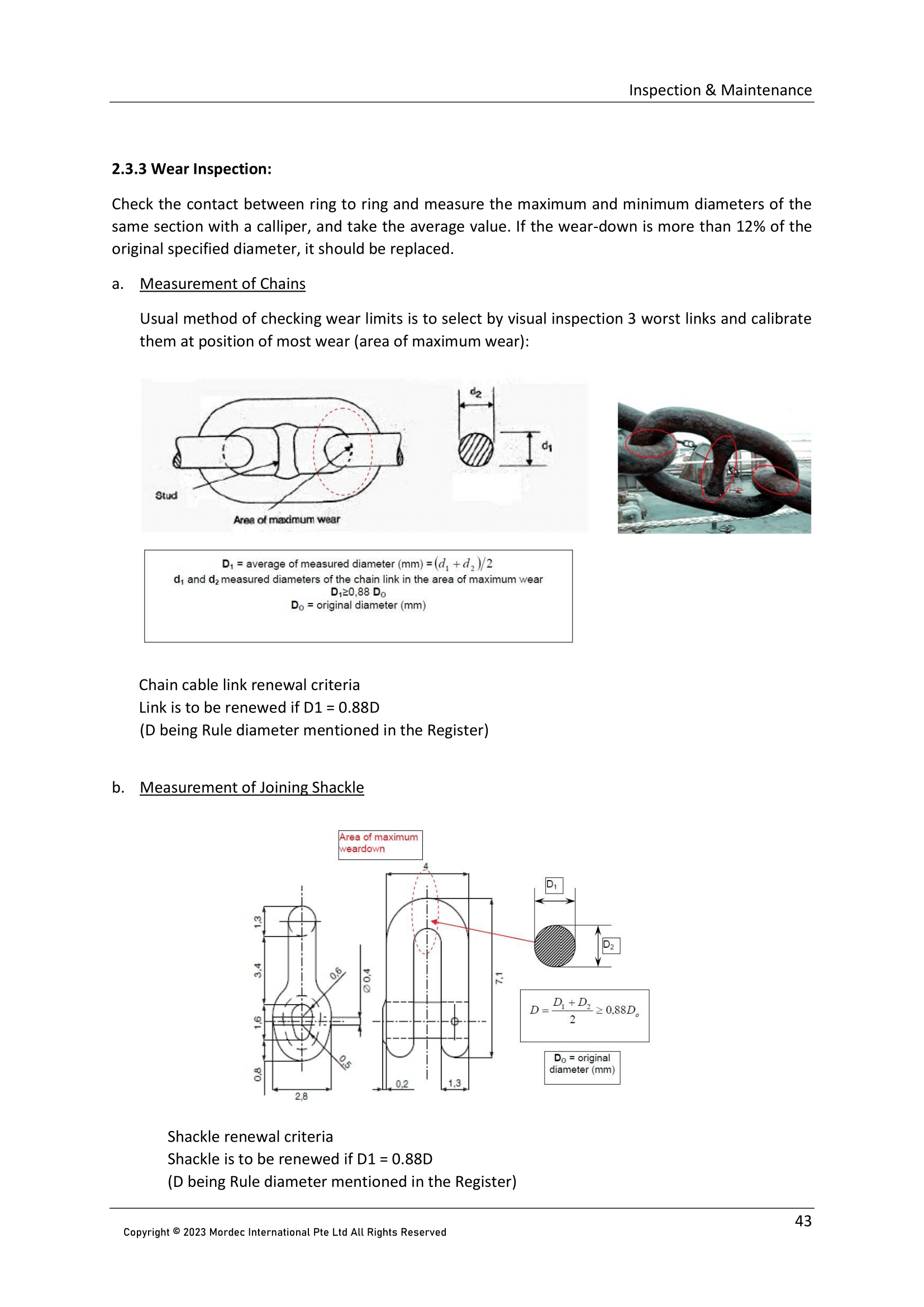 Inspection procedures - ACM Manual Page 43
