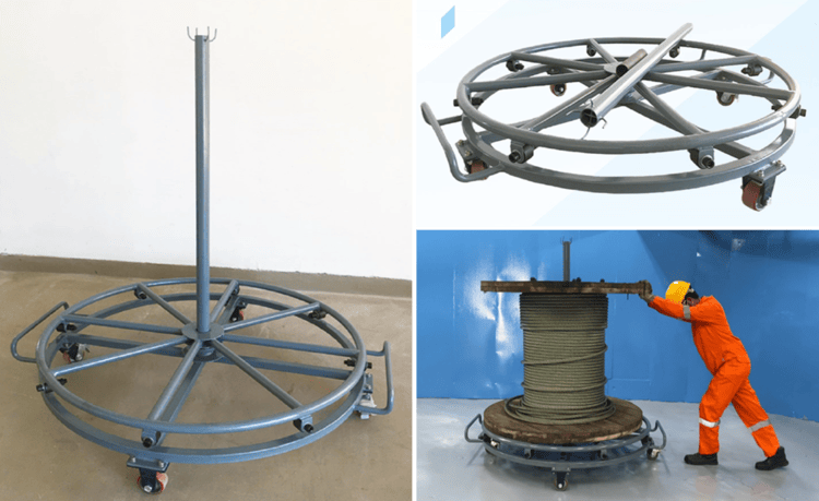 MORDEC Anti-Twist Turntable in use