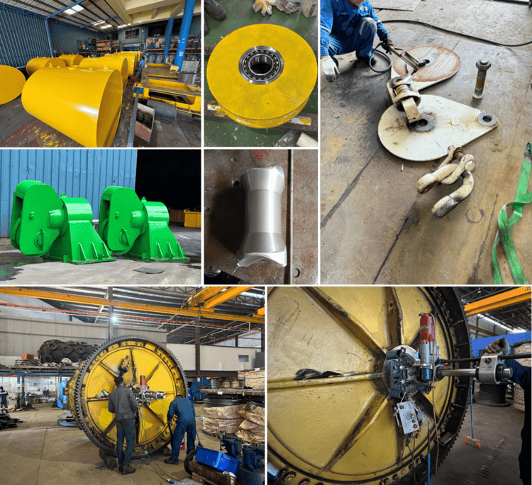 Machining services for vessel repairs