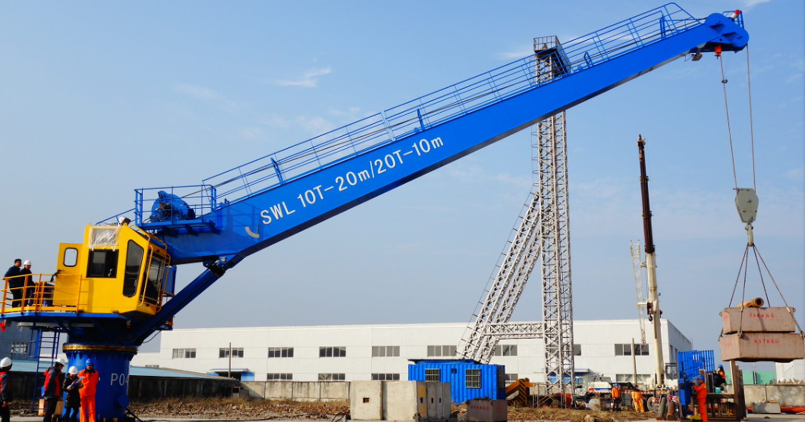 Custom lifting equipment including cranes and davits