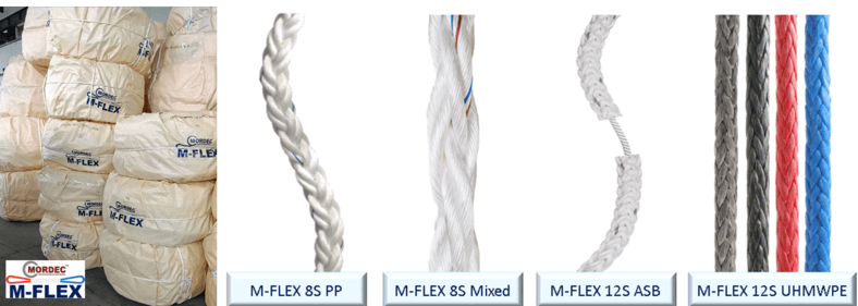 MORDEC M-FLEX 8-Strand Mooring Rope