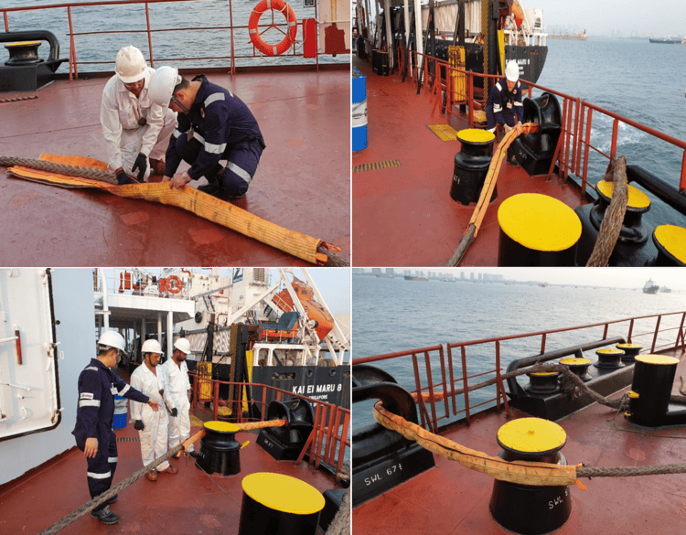 Mooring Rope Protector close-up