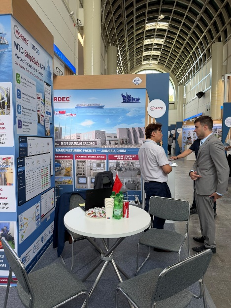 Meetings at the Mordec International booth, SMM Hamburg 2026